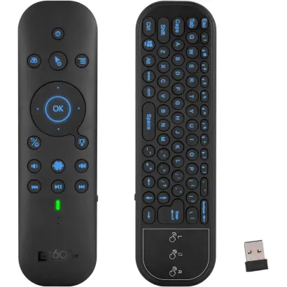 ریموت کنترل با کیبورد و میکروفون مدل G60S Pro