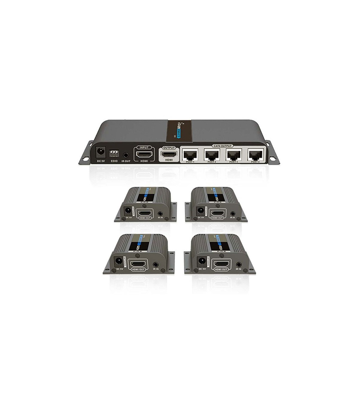 اسپلیتر اکستندر 4 پورت HDMI لنکنگ Lenkeng LKV714 Pro	